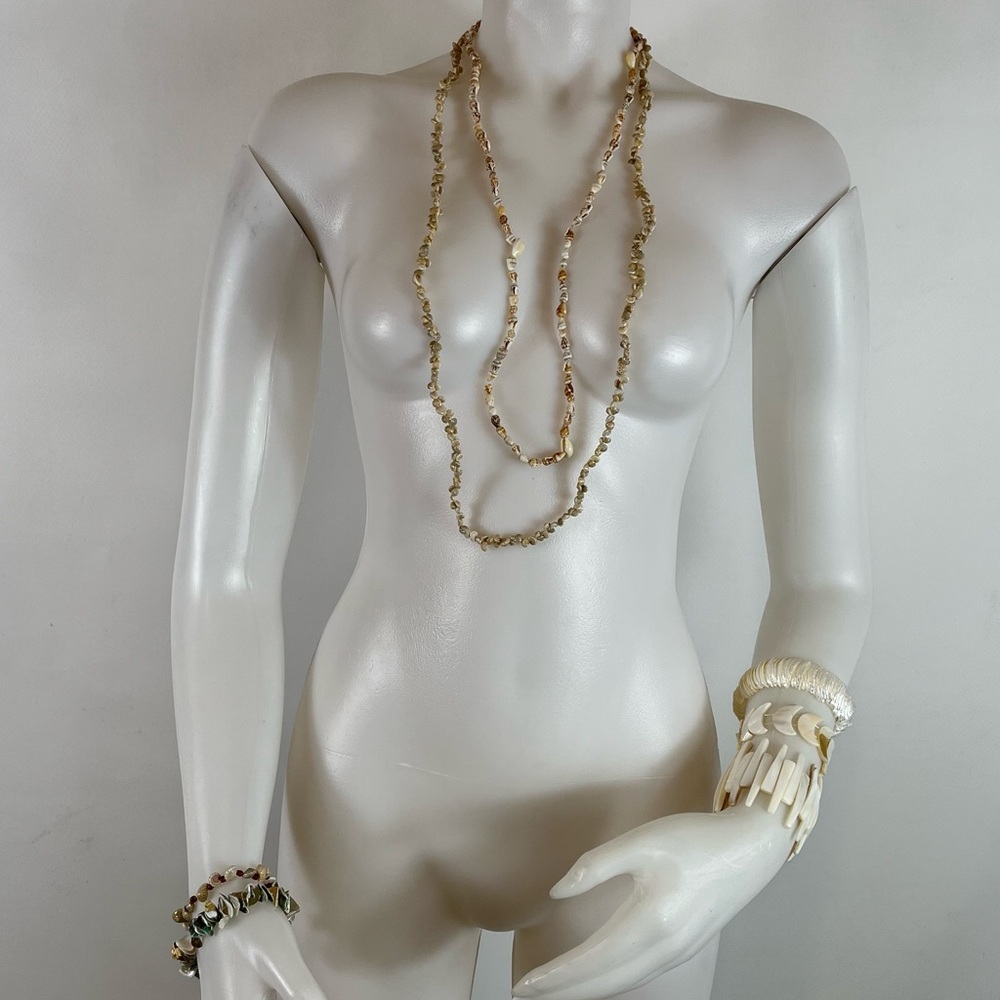 7 Piece Lot Shell Jewelry Necklace Bracelet